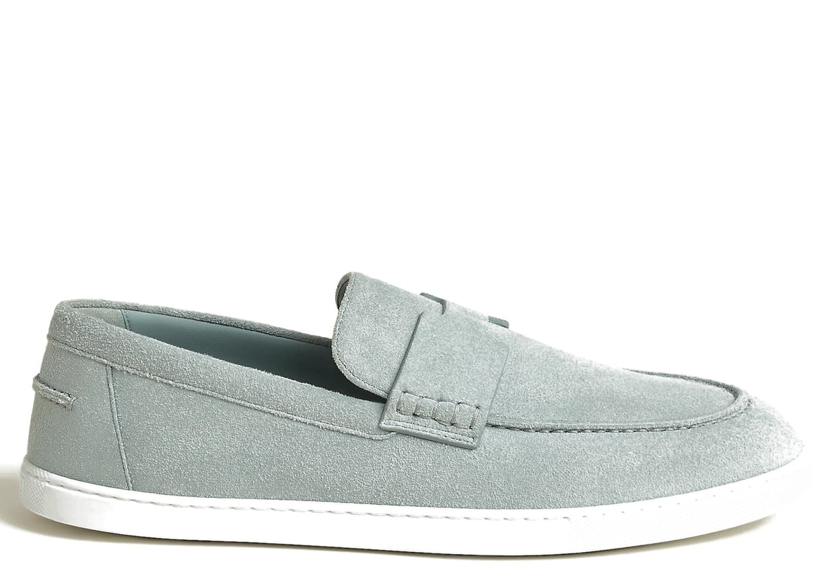 Hermes Job Loafer Bleu Glacier