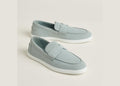 Hermes Job Loafer Bleu Glacier