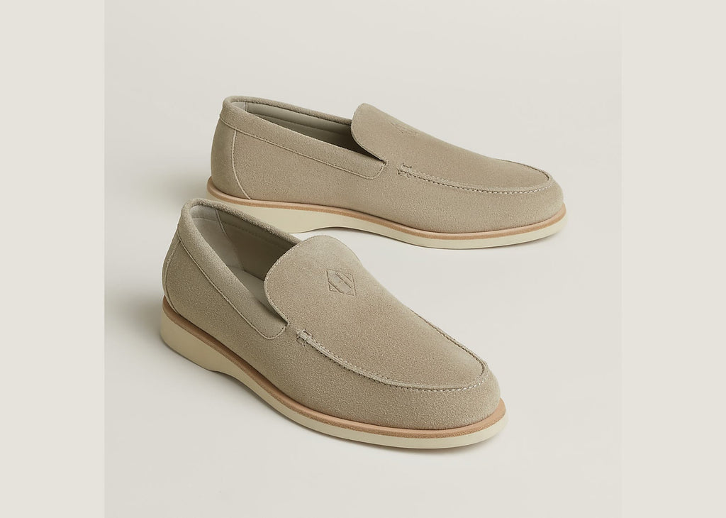 Hermes Low Loafer Beige Esquisse