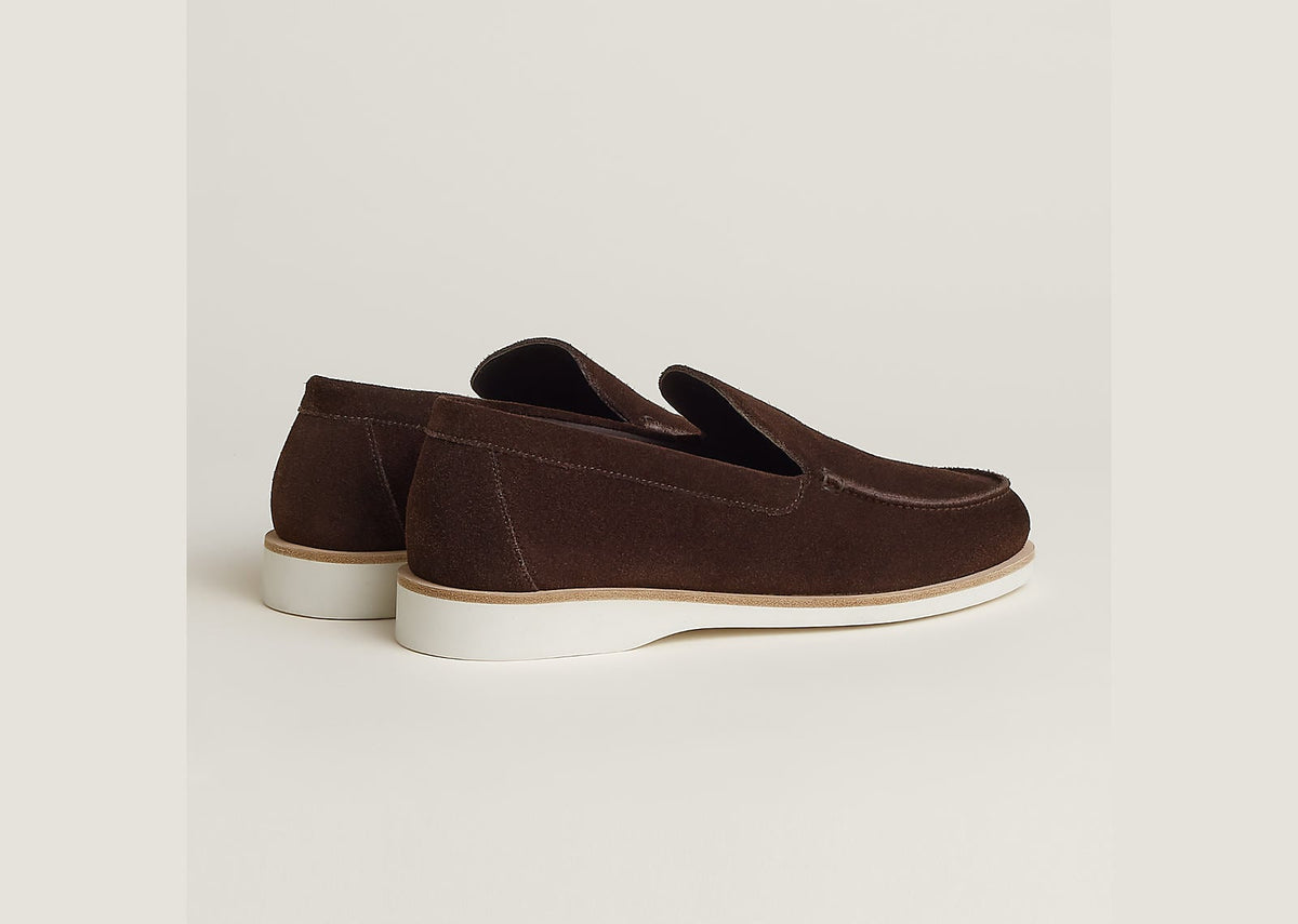 Hermes Low Loafer Marron Ebene