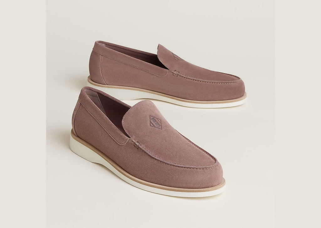 Hermes Low Loafer Rose Antique