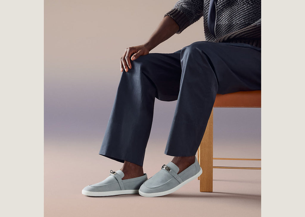 Hermes Mind Loafer Bleu