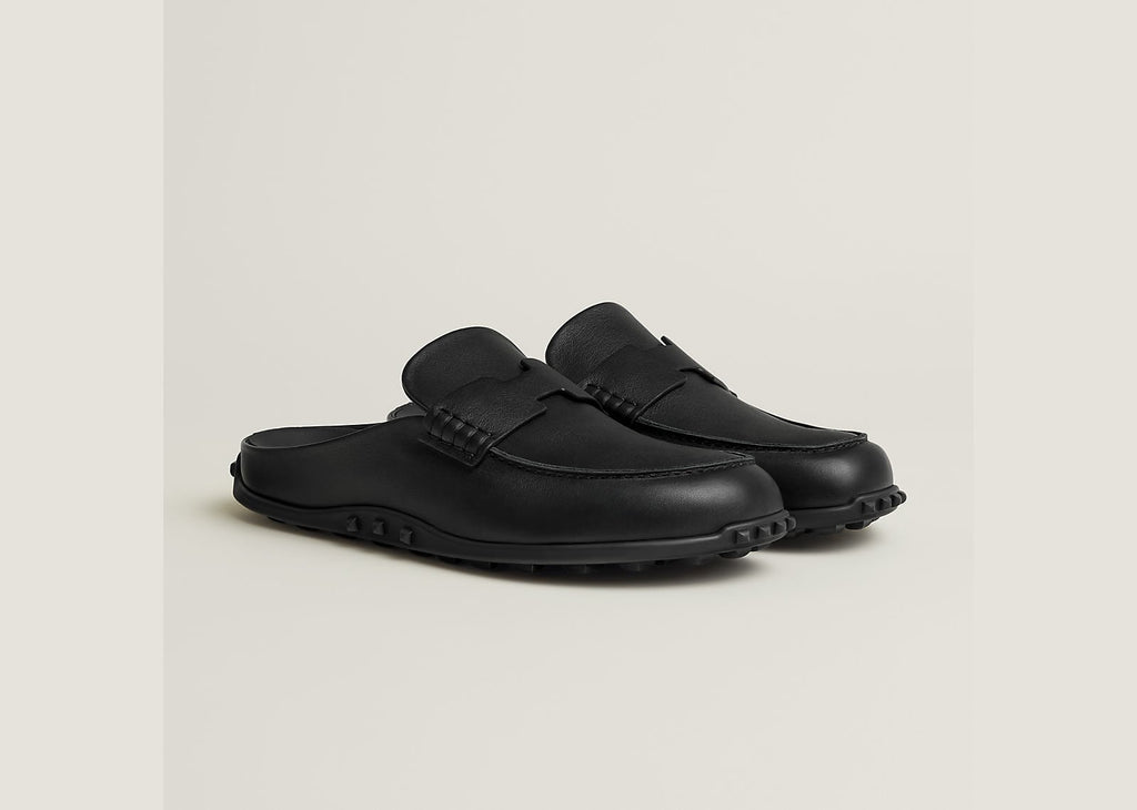 Hermes Mix Mule Black