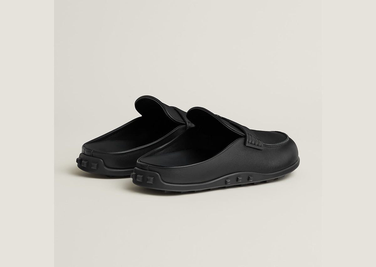 Hermes Mix Mule Black