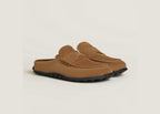 Hermes Mix Mule Brun Fume