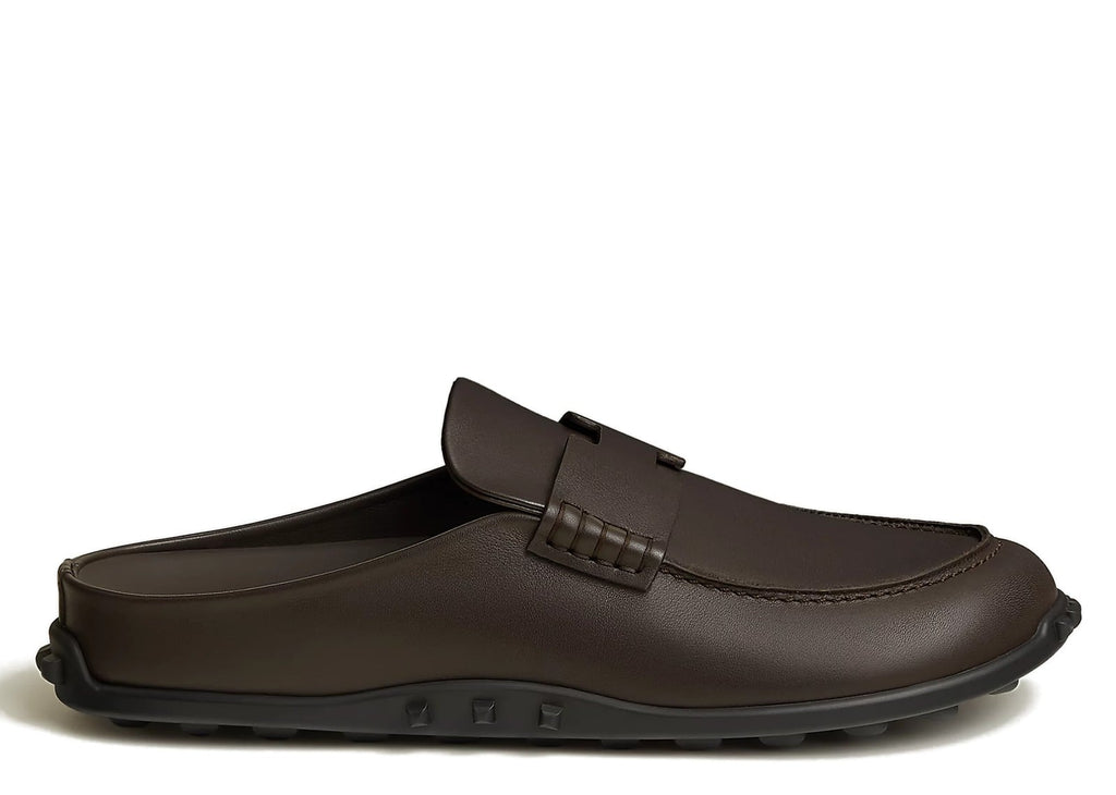 Hermes Mix Mule Marron Ebene