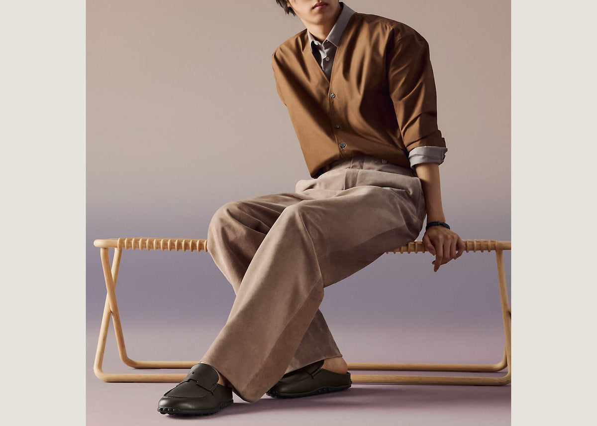 Hermes Mix Mule Marron Ebene