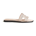 Hermes Oran Sandal Beige Nude Box Suede Goatskin And Mesh