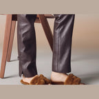 Hermes Oran Sandal Gold Box Shearling