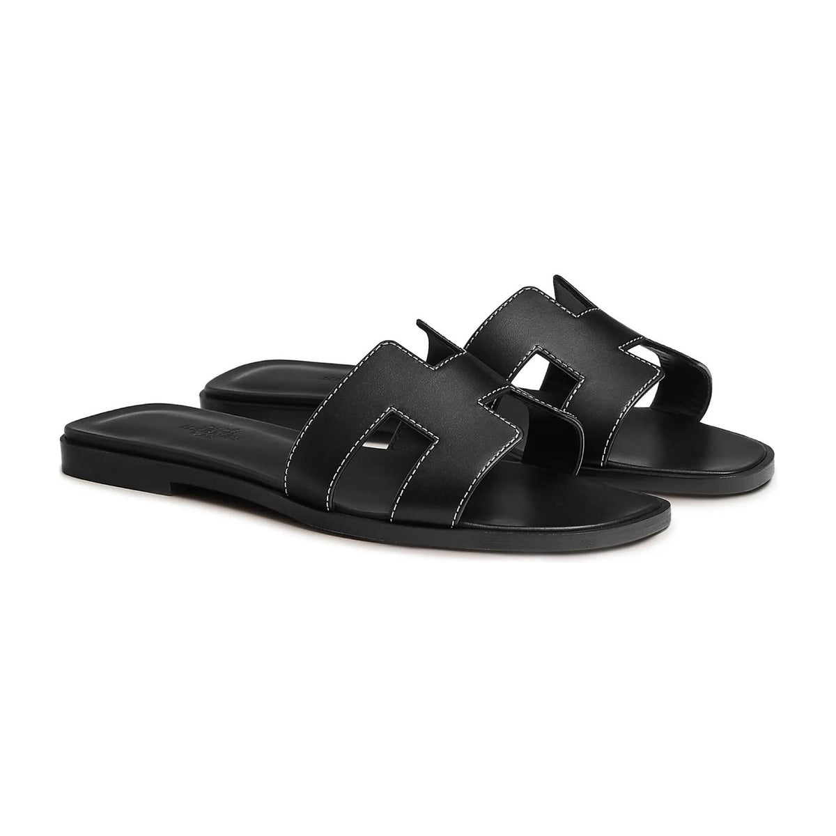 Hermes Oran Sandal Nior Box Calfskin Leather