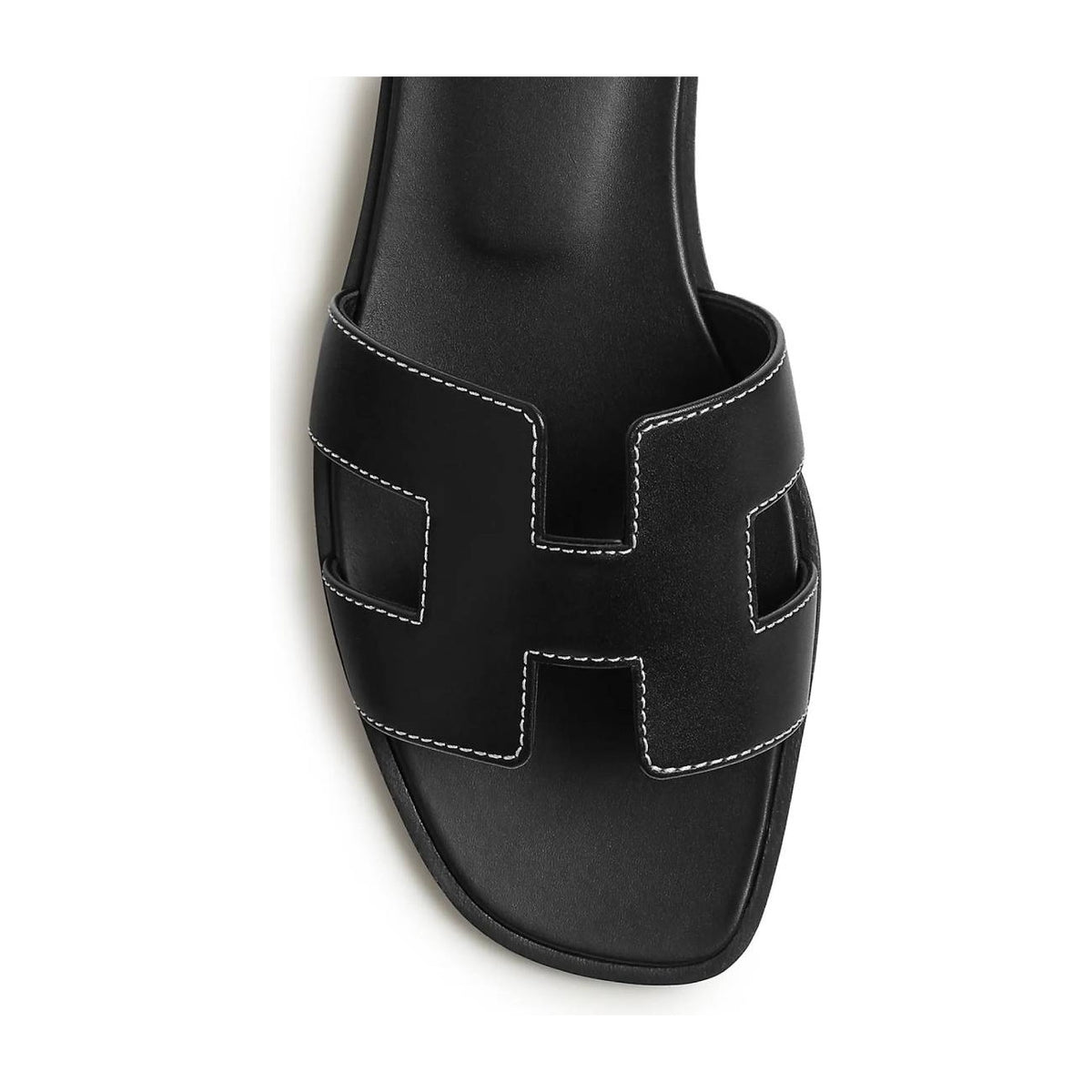 Hermes Oran Sandal Nior Box Calfskin Leather