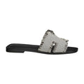 Hermes Oran Sandal Prunoir Box Fabric