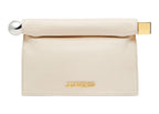 Jacquemus La Petite Pochette Rond Carré Light Ivory