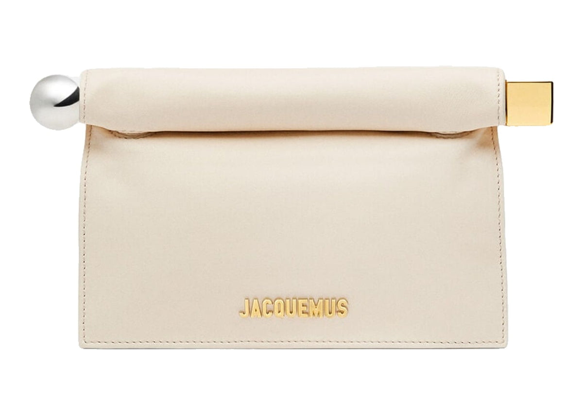 Jacquemus La Petite Pochette Rond Carré Light Ivory