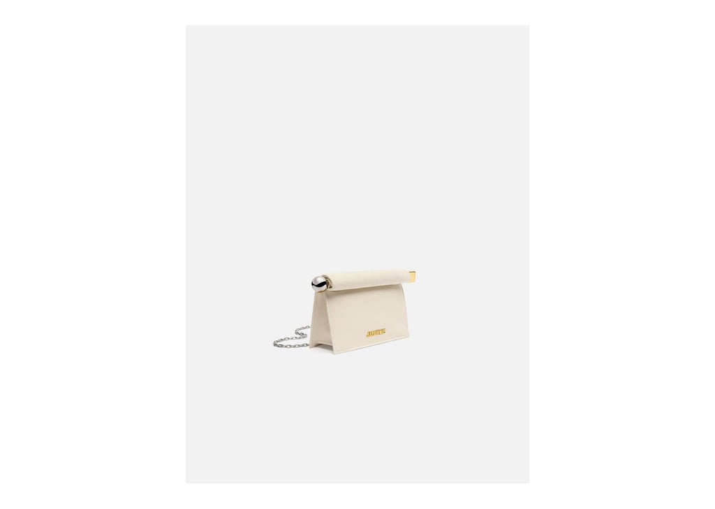 Jacquemus La Petite Pochette Rond Carré Light Ivory