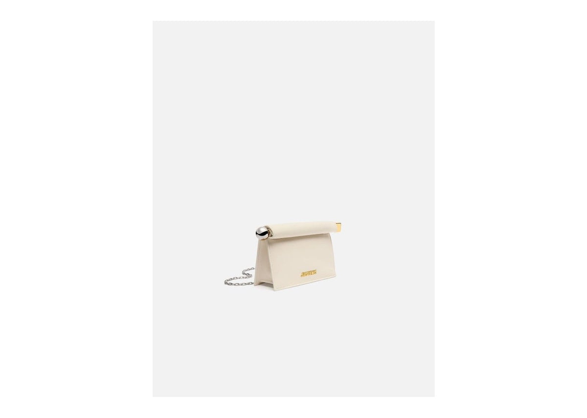 Jacquemus La Petite Pochette Rond Carré Light Ivory