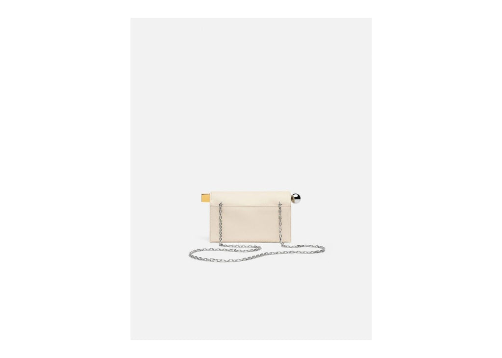 Jacquemus La Petite Pochette Rond Carré Light Ivory