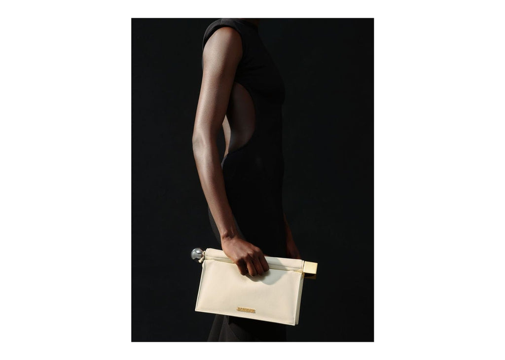 Jacquemus La Pochette Rond Carré Light Ivory