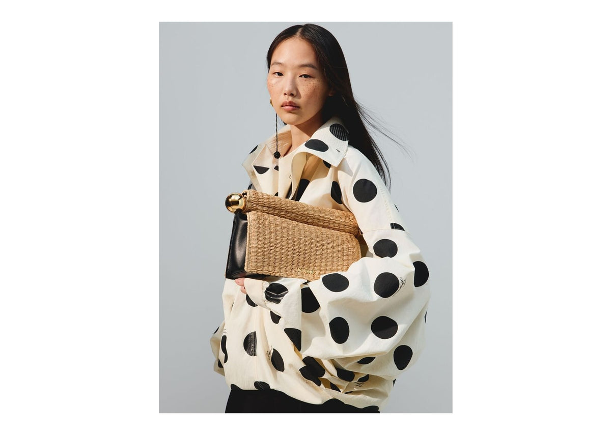 Jacquemus La Pochette Rond Carré Natural/Black