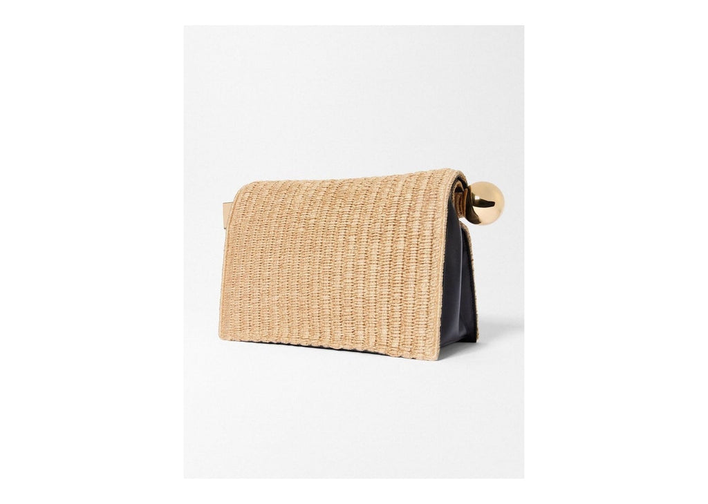 Jacquemus La Pochette Rond Carré Natural/Black