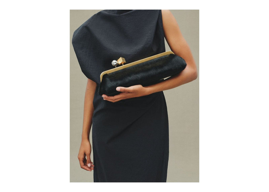 Jacquemus La Pochette Salon Pony Hair Black