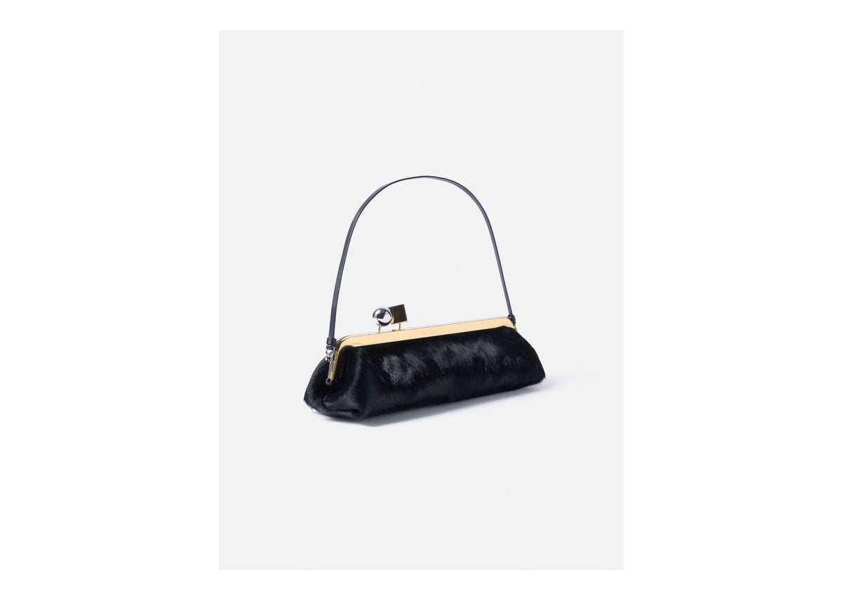 Jacquemus La Pochette Salon Pony Hair Black