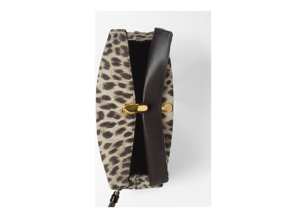 Jacquemus La Pochette Valérie Leopard Beige/Black