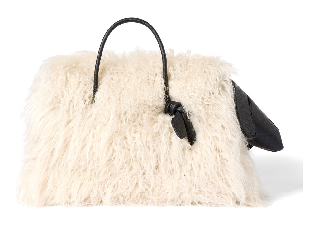 Jacquemus Le Cabas Turismo Off-White /Black