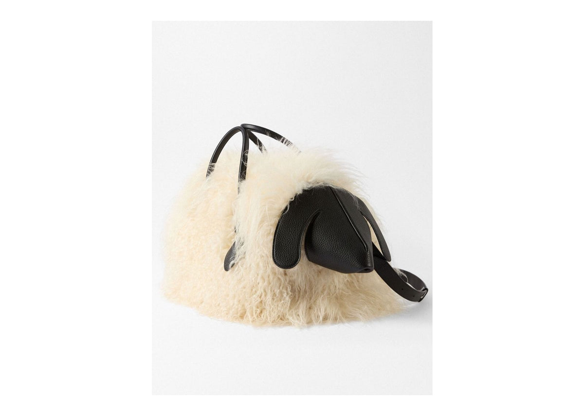 Jacquemus Le Cabas Turismo Off-White /Black