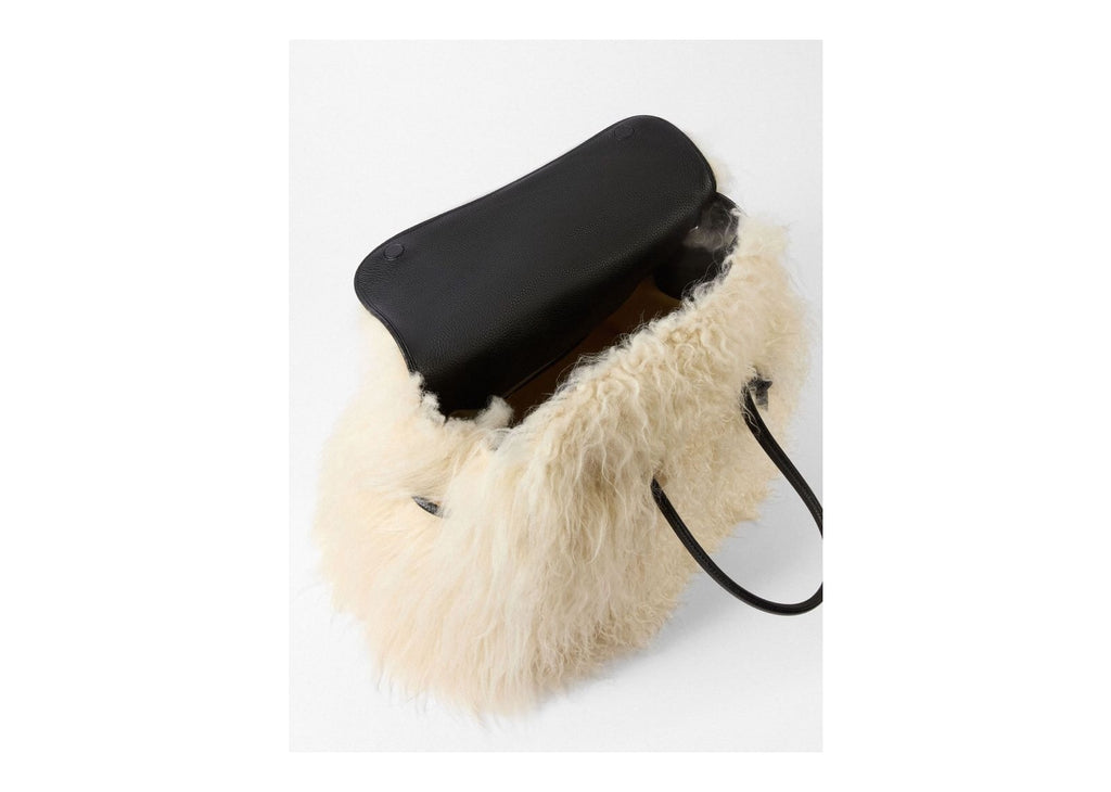Jacquemus Le Cabas Turismo Off-White /Black