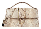 Jacquemus Le Grand Bambino Python Beige