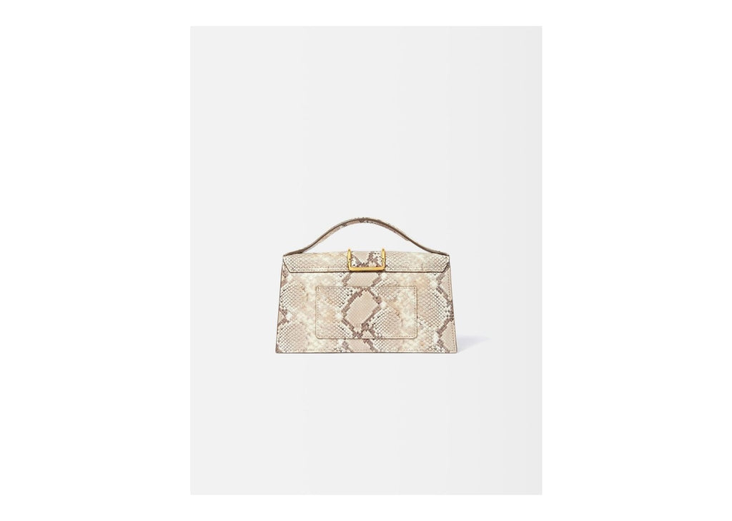 Jacquemus Le Grand Bambino Python Beige