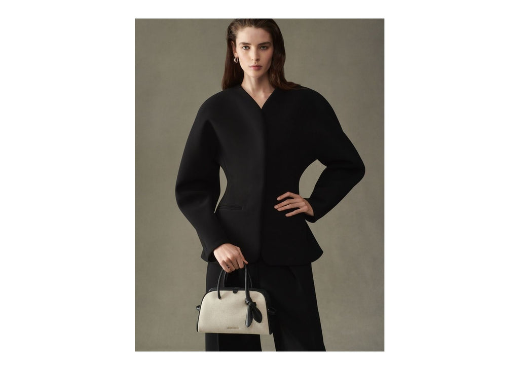Jacquemus Le Petit Turismo Light Greige/Black