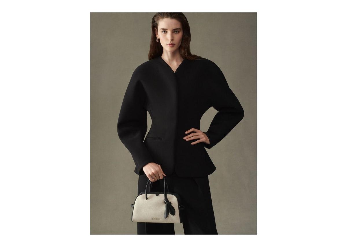 Jacquemus Le Petit Turismo Light Greige/Black