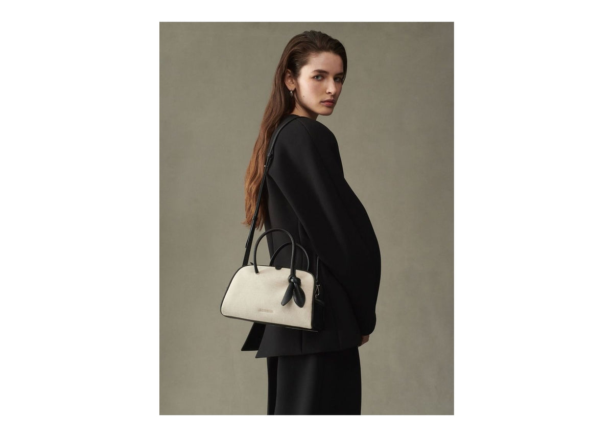 Jacquemus Le Petit Turismo Light Greige/Black