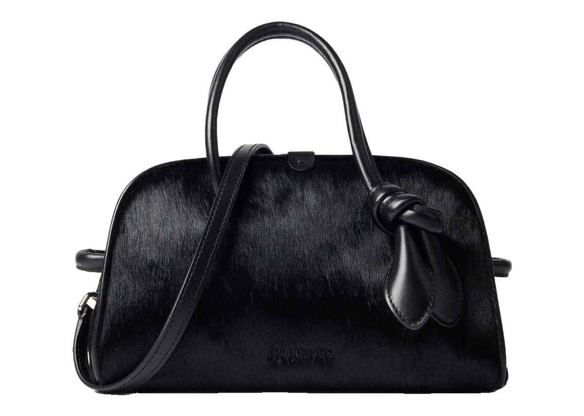 Jacquemus Le Petit Turismo Pony Hair Black