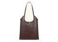 JW PEI Brooke Belted Embellished Shoulder Tote Bag Dark Brown