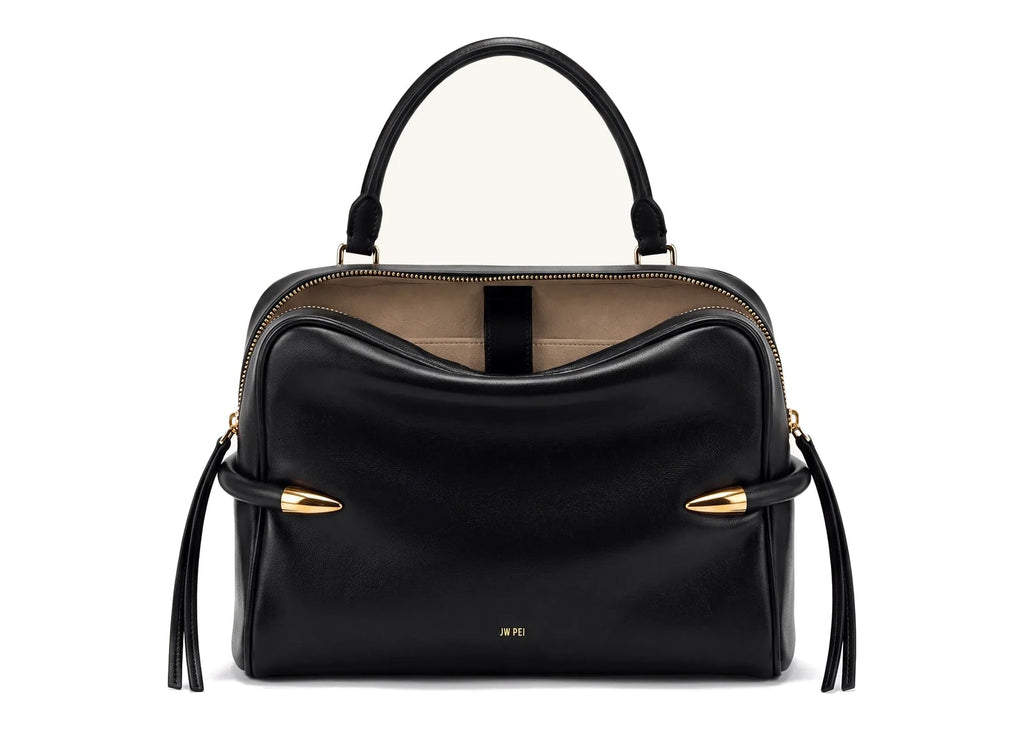 JW PEI Callie Tusk Detail Shoulder Bag Black