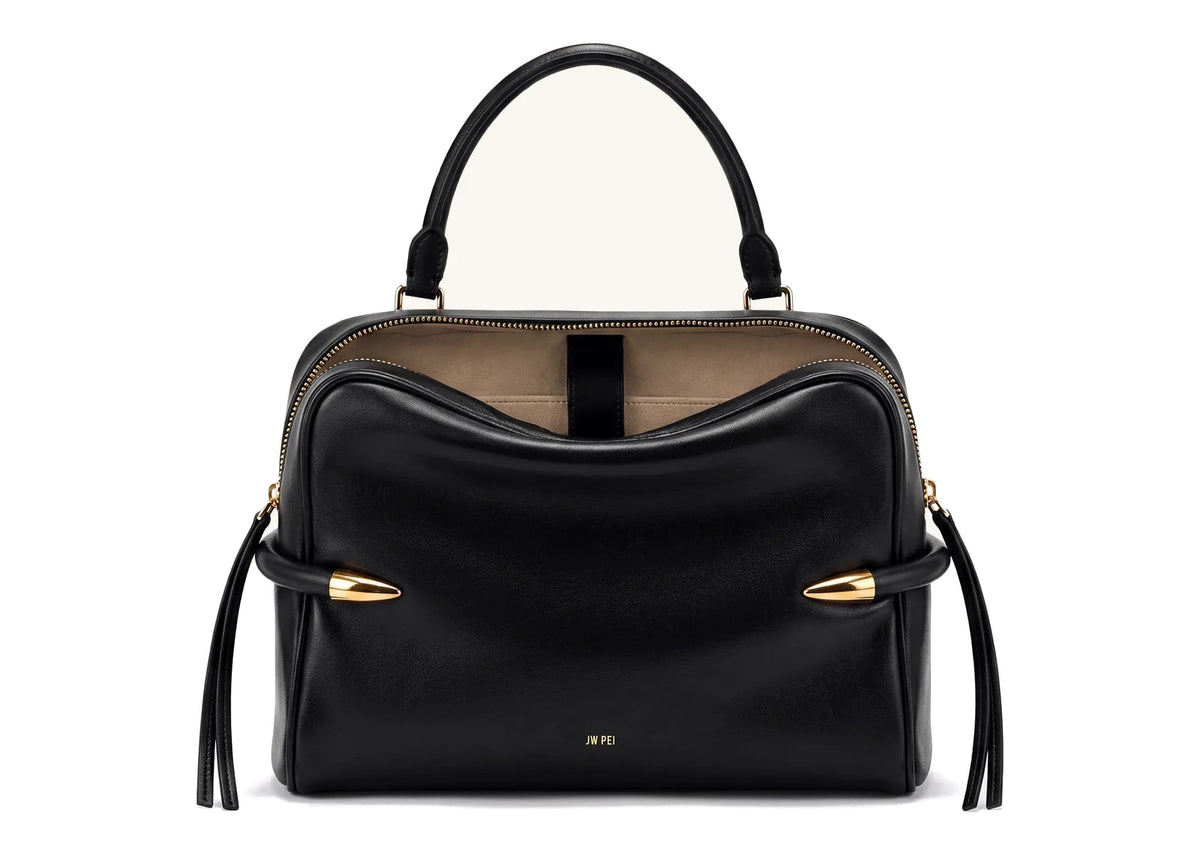 JW PEI Callie Tusk Detail Shoulder Bag Black