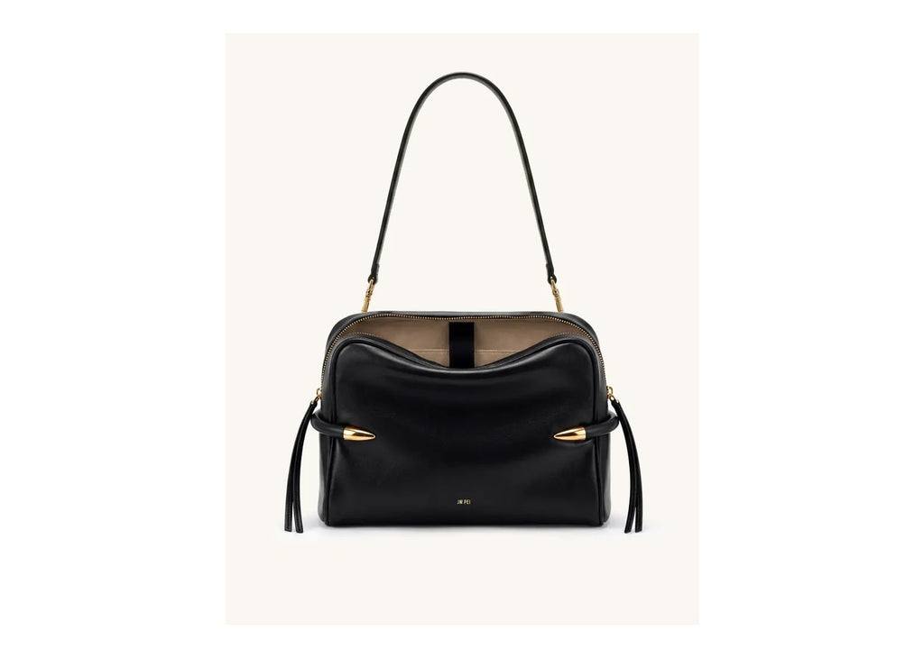 JW PEI Callie Tusk Detail Shoulder Bag Black