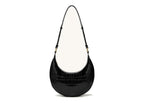 JW PEI Carly Saddle Bag Black Croc