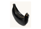 JW PEI Carly Saddle Bag Black Croc