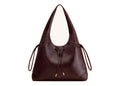 JW PEI Celandra Drawstring Hobo Bag Deep Burgundy