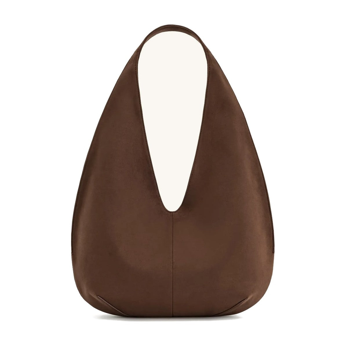 JW PEI Dara Faux Suede Hobo Bag Mocha Brown