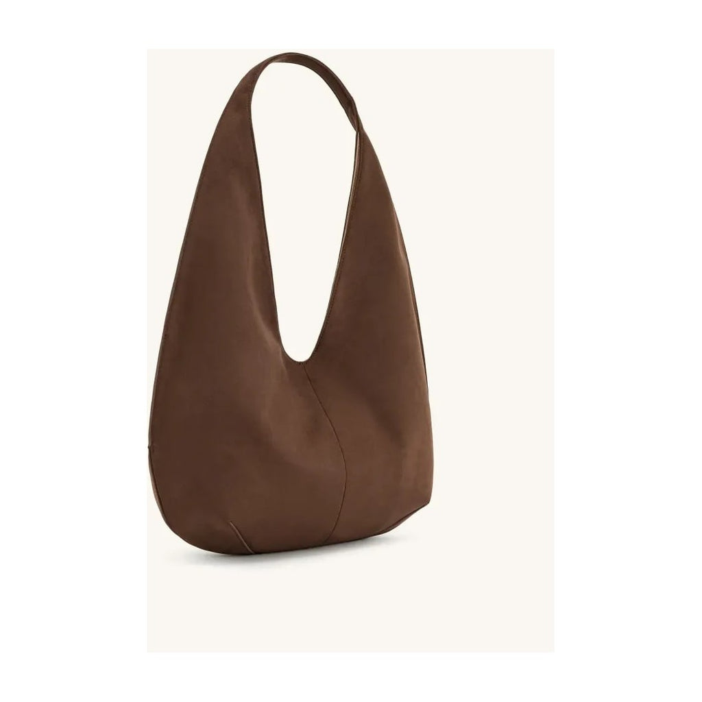 JW PEI Dara Faux Suede Hobo Bag Mocha Brown