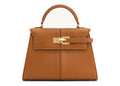 JW PEI Elise Large Top Handle Bag Brown