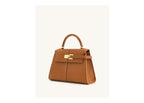 JW PEI Elise Large Top Handle Bag Brown