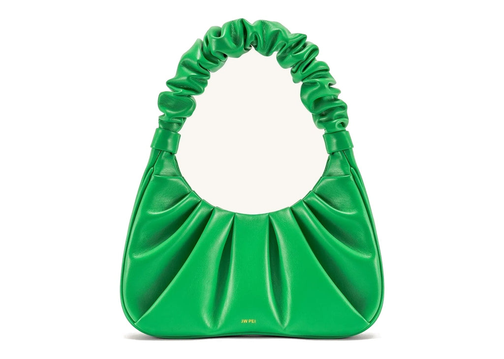 JW PEI Gabbi Ruched Hobo Handbag Grass Green