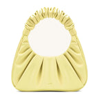 JW PEI Gabbi Ruched Hobo Handbag Light Yellow