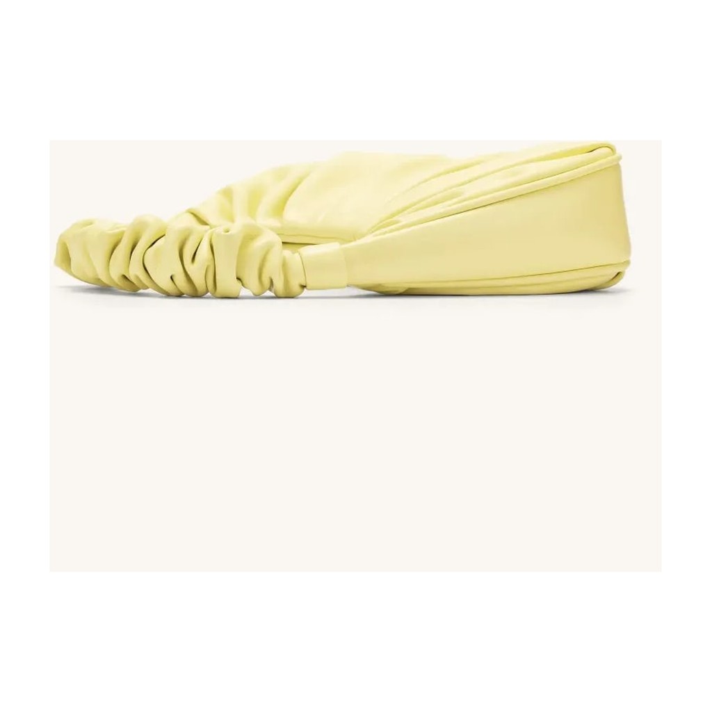 JW PEI Gabbi Ruched Hobo Handbag Light Yellow